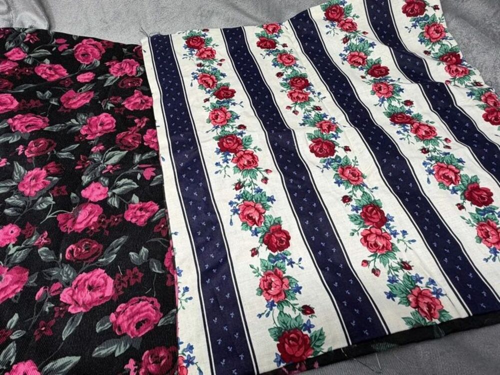 Set of 3 decorative unfinished pillow cases see description